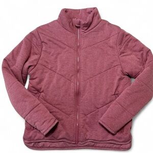 Three Dots Rose Ladies' Quilted Knit Full-Zip Fleece Jacket Size Medium